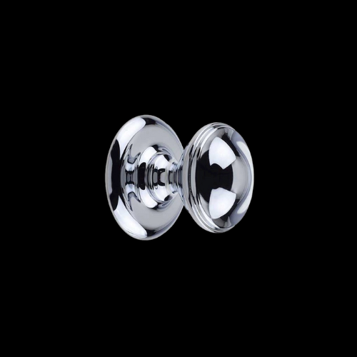 1632 - Polished Chrome Round Centre Doorknob