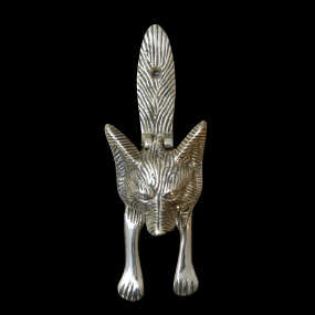4497 - Polished Brass (unlacquered) Small Fox Knocker