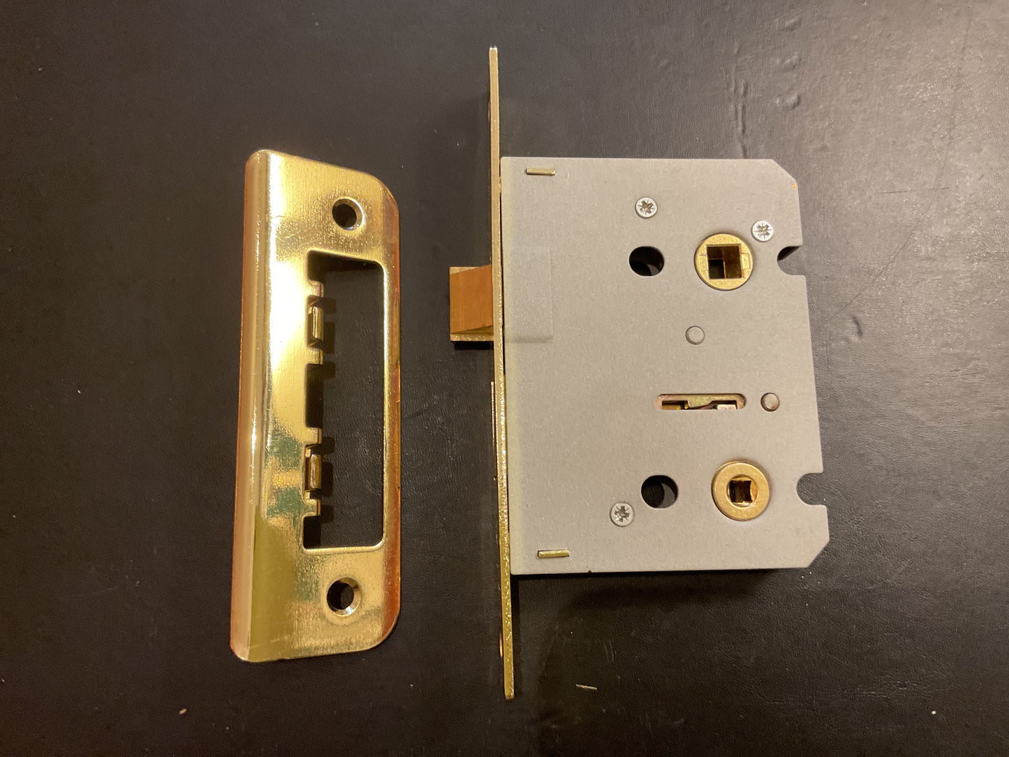 2651 - 76 mm Polished Brass Bathroom Mortice Lock