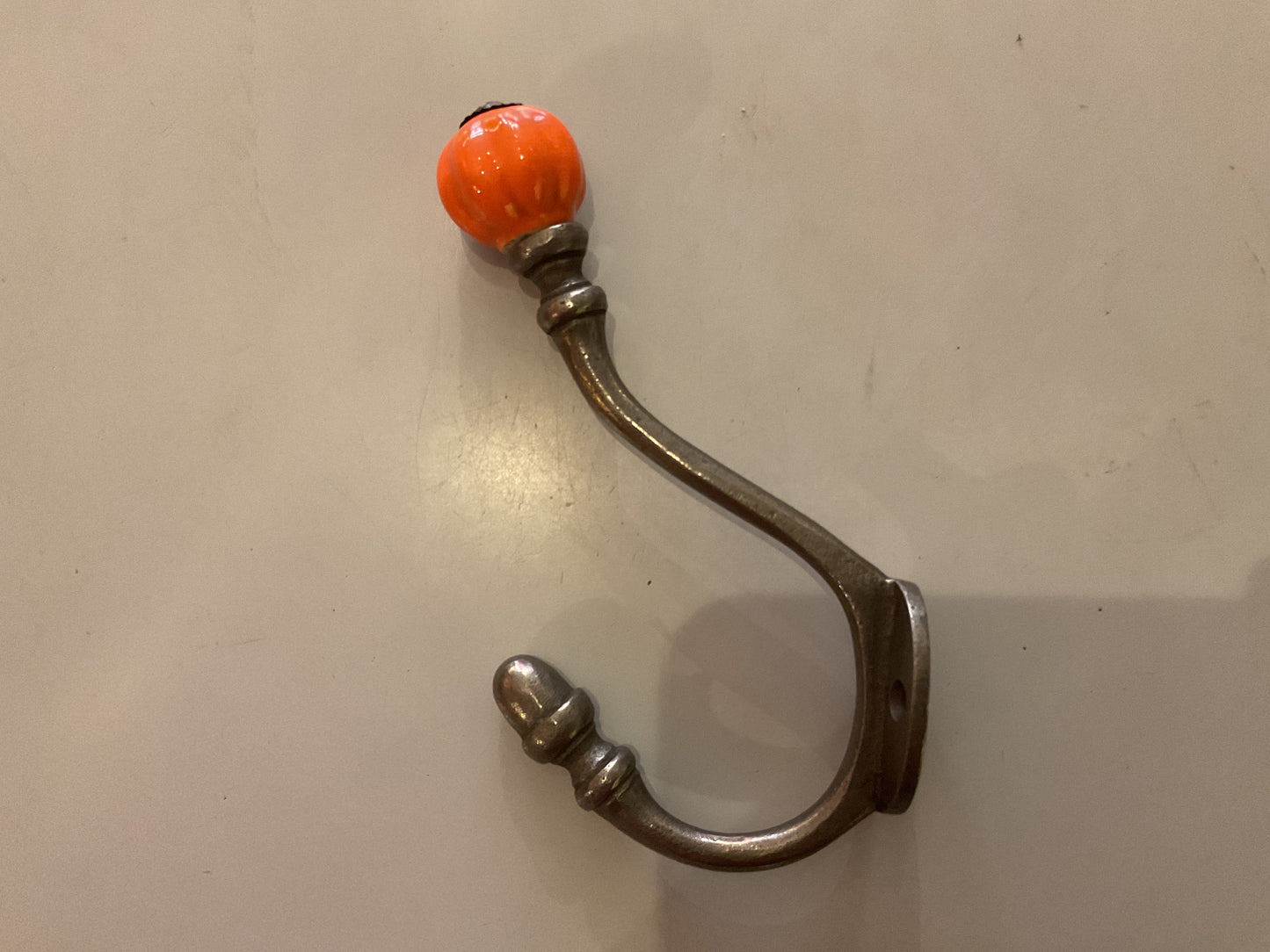26O - Antique Iron H&C Hook Orange Shell Tip
