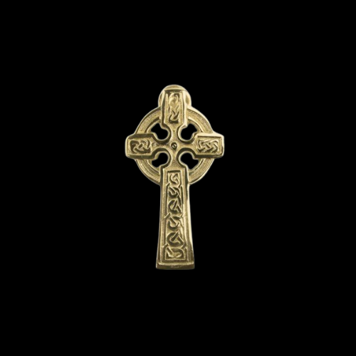 5756 - Polished Brass (unlacquered) Celtic Cross Knocker