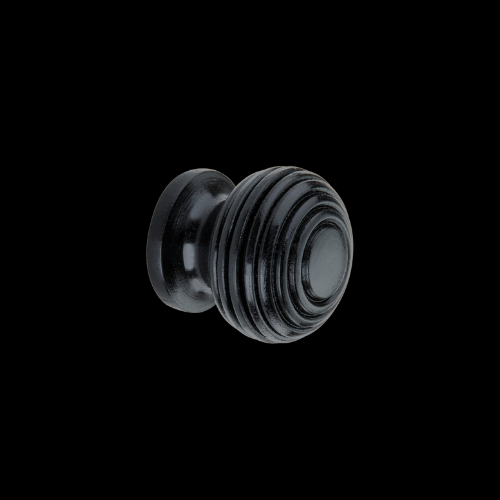 8056 - 40 mm Ebony Wood Beehive Cupboard Knob