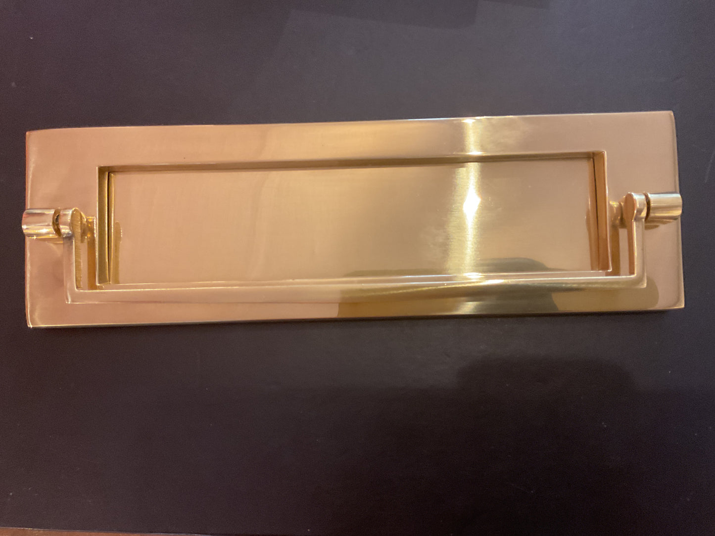 3061 - Polished Brass Postal Knocker