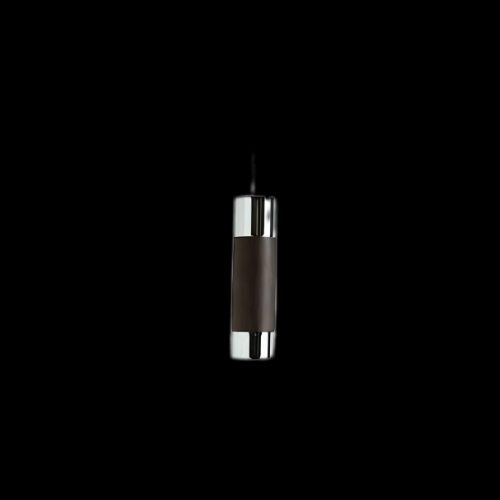 1111 - Polished Chrome / Dark Oak Light Pull