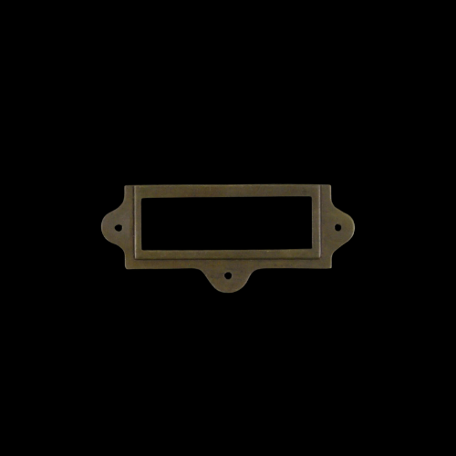 122 - Antique Brass Small Card Frame