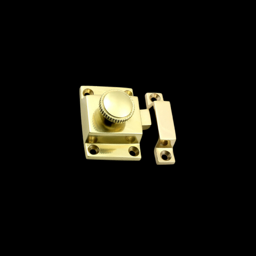 130 - Polished Brass Cupboard Catch