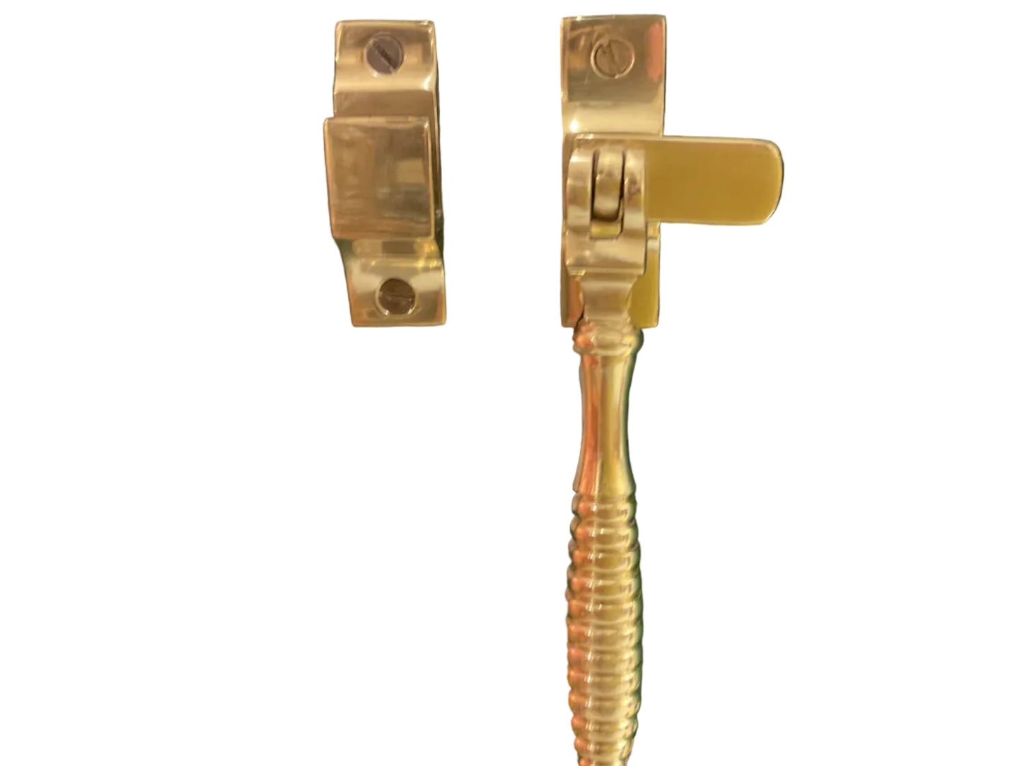 4925 - Polished Brass Beehive Casement Window Fastener