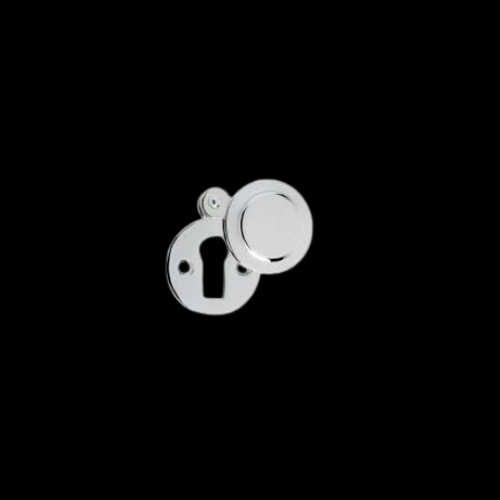 1629 - Polished Chrome Round Covered Escutcheon