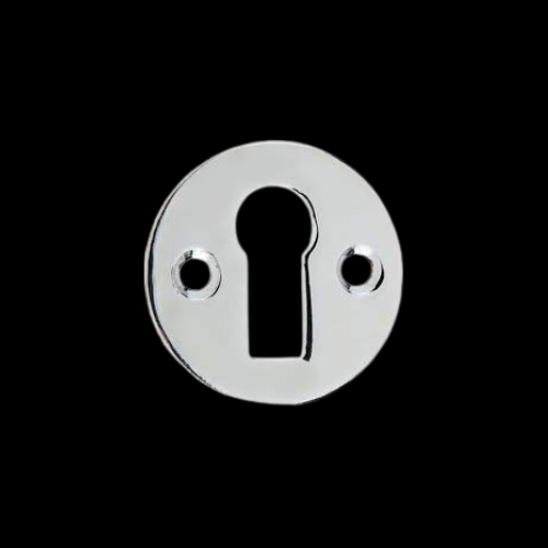 1630 - Polished Chrome Round Open Escutcheon