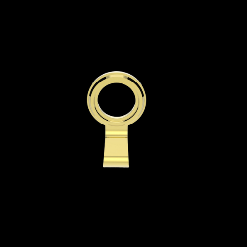 1691 - Polished Brass cylinder pull