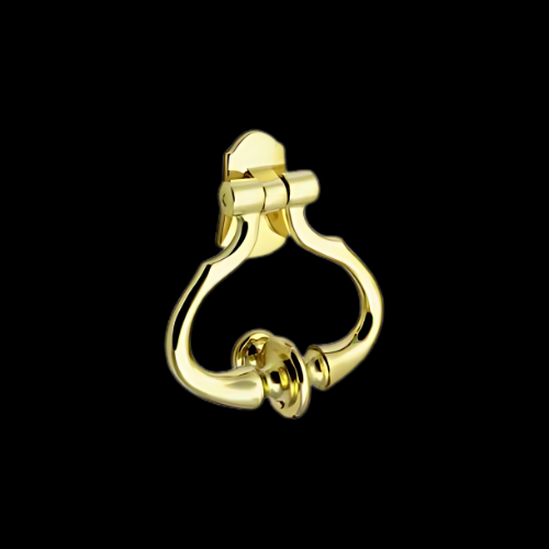 1708 - Polished Brass diplomat knocker