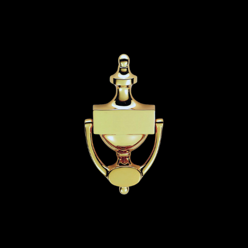 1905 - Polished Brass 200mm urn knocker