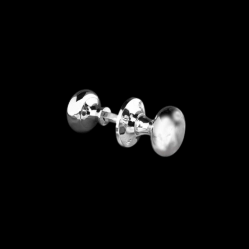 1780 - Polished Chrome 50mm Bun RIm Knobs