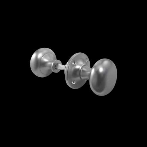 1781 - Satin Chrome 50mm bun rim knobs