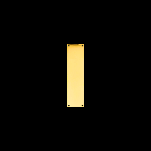 1785 - Polished Brass 295 x 73mm finger plate