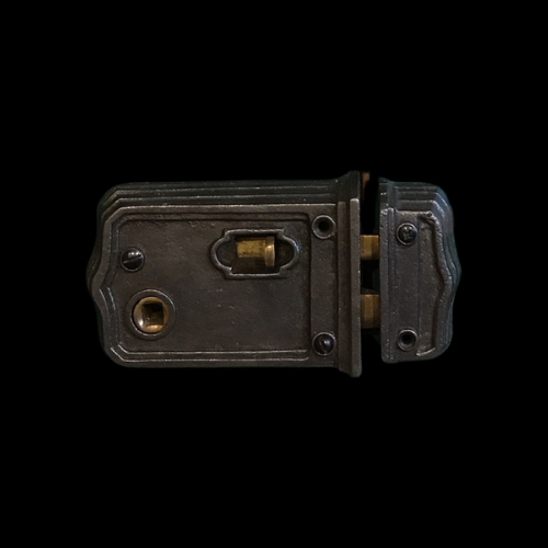 1884 - Antique Iron 107 mm x 70 mm Rim Latch