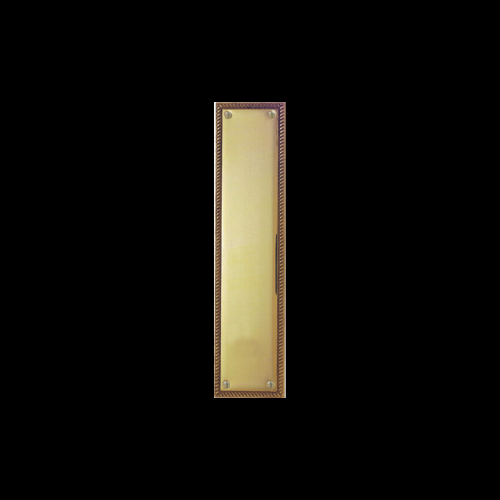 2028 - Polished Brass Georgian 300x70mm fingerplate