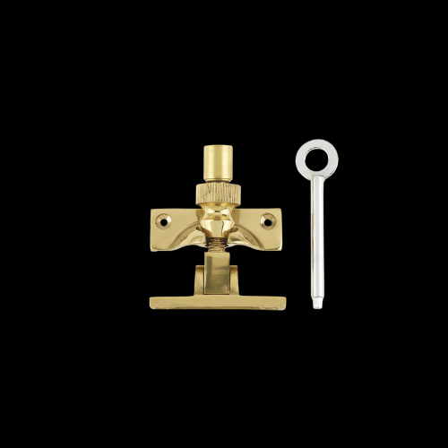2189 - Polished Brass locking Brighton fastener
