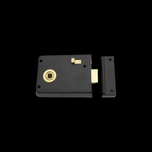 2194B - Black 101 x 82mm rim latch