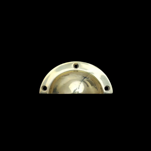2291 - Polished Brass (unlacquered) Cup Pull