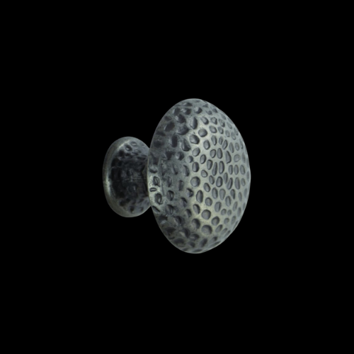 2332A - Antique Iron 32mm Hammered Knob