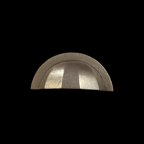 2376 - Antique Iron Faceted Cup Pull