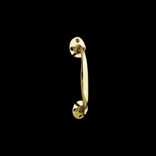 2383 - Polished Brass 152mm Bow Handle