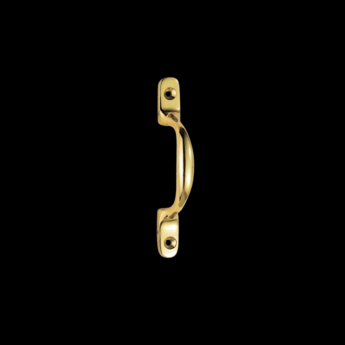 2395 - Polished Brass 152mm Sash Handle