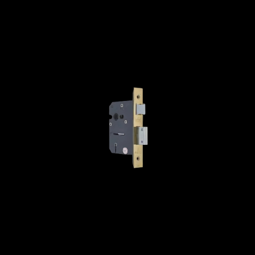 2655 - PVD 64mm 3 lever mortice lock