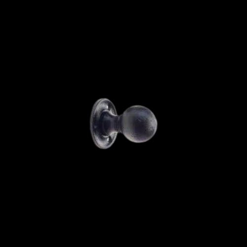 266R - Black ball rim knob