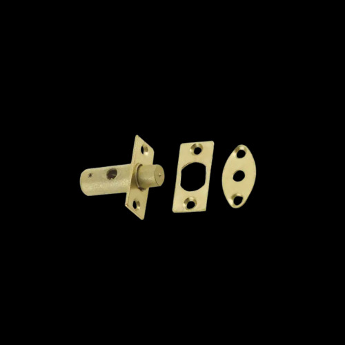 2672 - Polished Brass 36mm mortice rack bolt