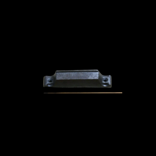 2673 - Antique Iron 100mm Rim Lock Keep
