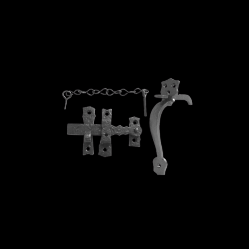 288 - Small black Iron Suffolk latch