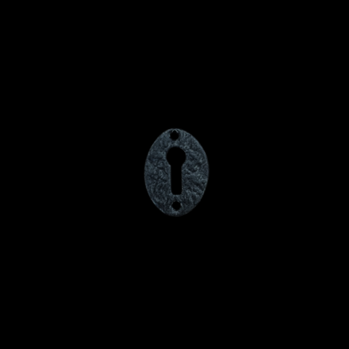 293 - Black Oval Escutcheon