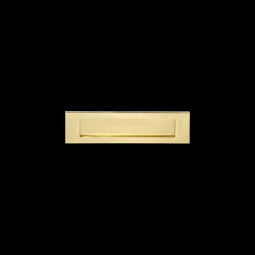 3063 - Polished Brass 305.5 x 104mm Letter Plate