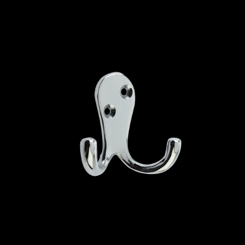 3077C - Polished Chrome Double Robe Hook