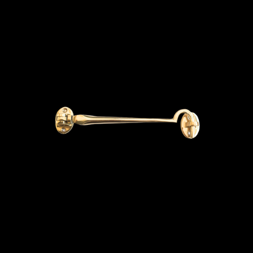 3079 - Polished Brass 75mm cabin hook