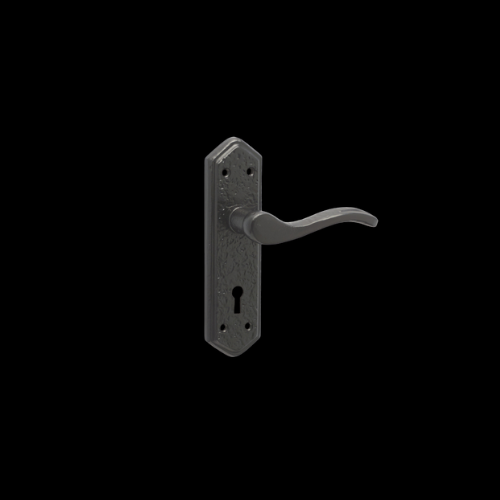 313 - Black lever lock handles