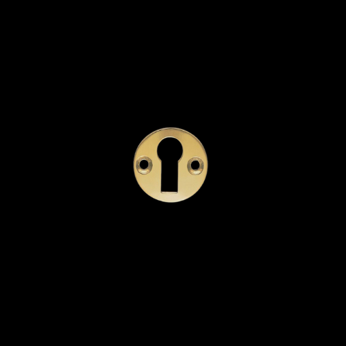 3137 - Polished Brass 31mm open escutcheon