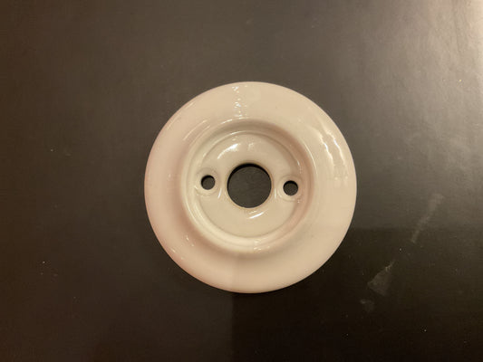 1 - Plain White 57 mm China Rose