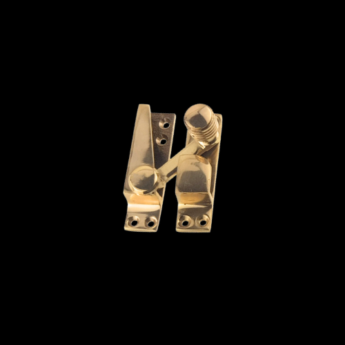 3177 - Polished Brass Beehive Arm Sash Fastener
