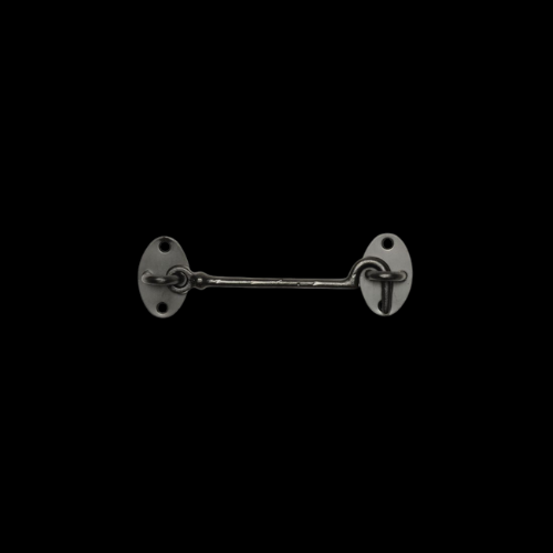320 - Black 150mm Cabin Hook