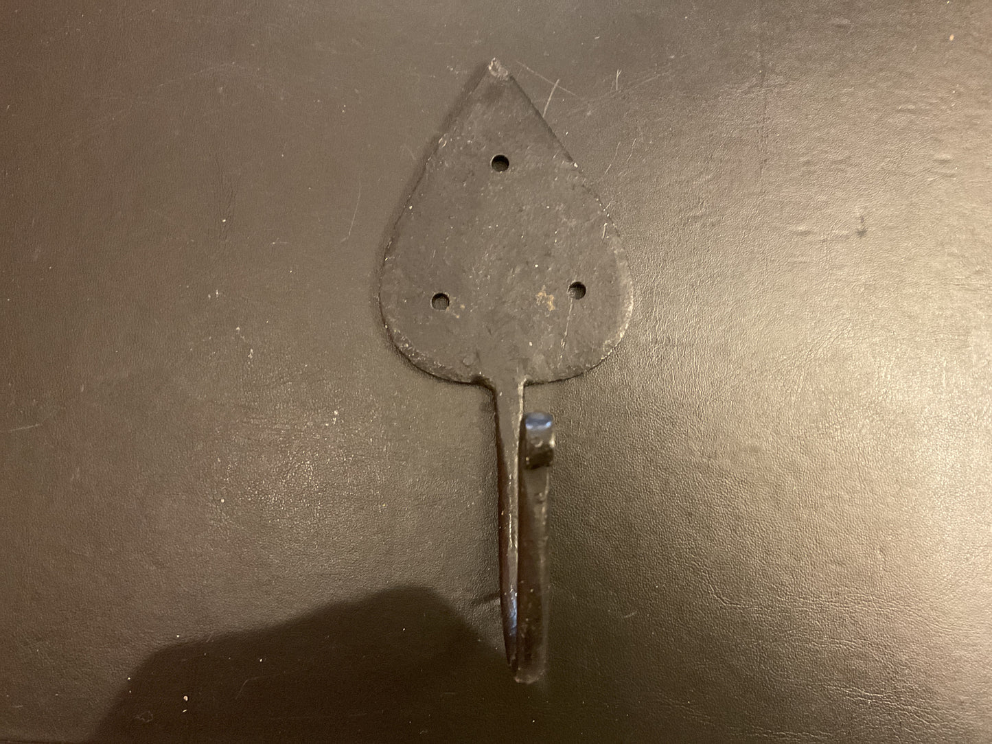 394 - Black Wax Gothic Hook