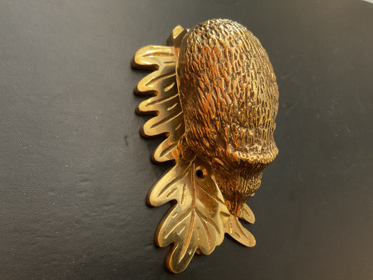 5705 - Polished Brass Hedgehog knocker