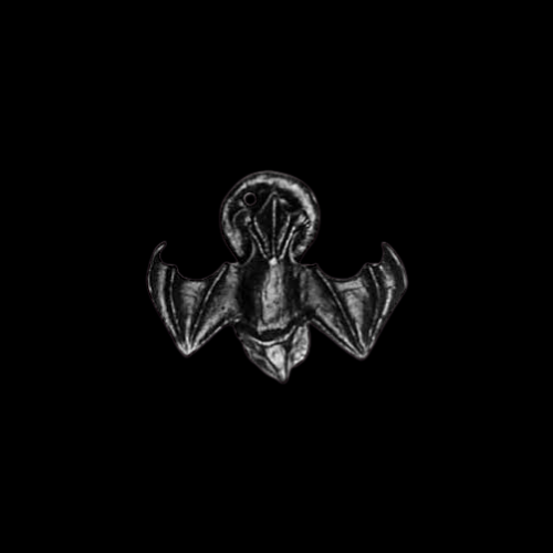 359 - Black bat bedroom knocker