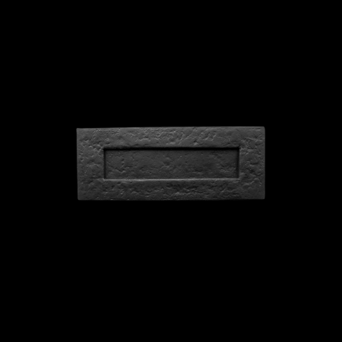 373 - Black 260 x 80mm Letter Plate
