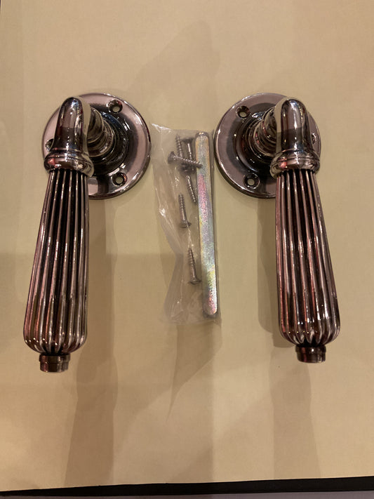 8070 - Polished Nickel Regency Lever Handles