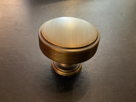 8145 - Antique Brass 36 mm Flat Cabinet Knob
