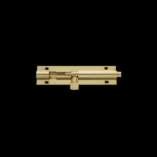403 - Polished Brass 150 x 25mm straight bolt