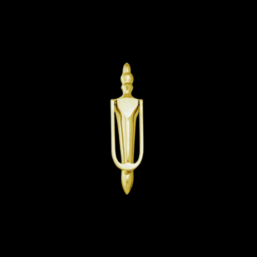 4124 - Polished Brass Narrow Urn Knocker